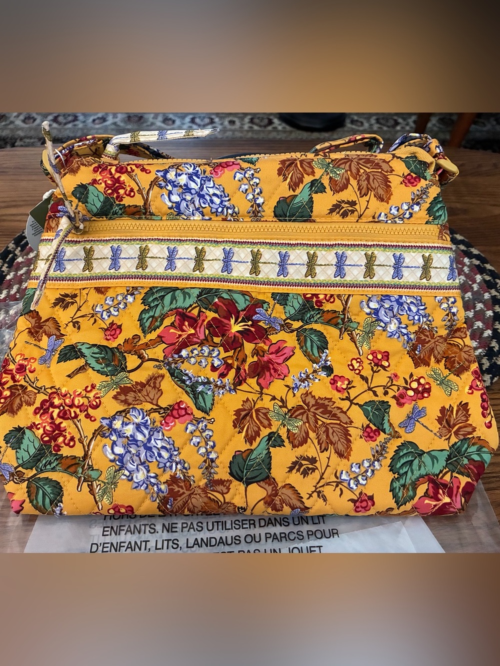 Vera Bradley Gilmore Girls Original Zip Hipster crossbody Actual NWT dragonfly
